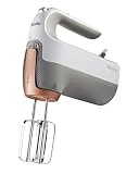Breville HeatSoft VFM021X - Batidora manual eléctrica con varilla, batidores, ganchos para amasar y funda, 7 velocidades, motor de 270 W
