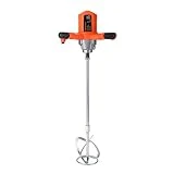 Mezclador de mortero 220V 2300W,mezcladora de mortero pintura agitador de pintura batidor de cemento con 6 velocidades 50Hz, 980r/min